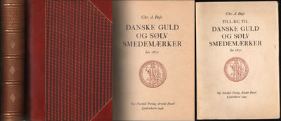 DANSKE GULD OG SØLV SMEDEMÆRKER FØR 1870 + TILLÆG…