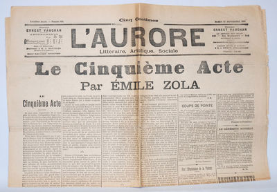 Le Cinquiéme Acte [in l'Aurore, no. 694, 12 sept.…