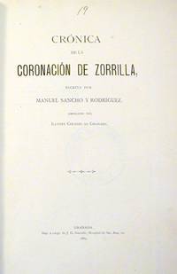 Cronica de la Coronacion de Zorrilla