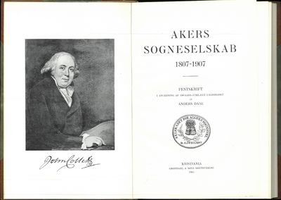 Akers Sogneselskab. 1807-1907. Festskrift i…