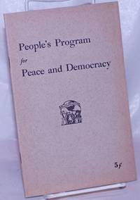 image of People's program for peace and democracy