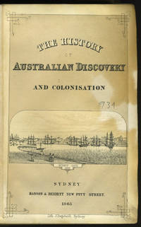 cover of The History of Australian Discovery And Colonization