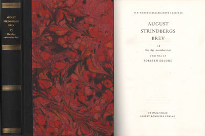 AUGUST STRINDBERGS BREV 11. Maj 1895-november…
