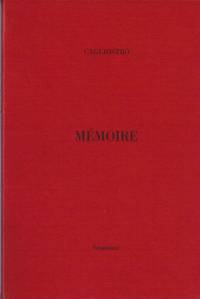 Mémoire pour le Comte de Cagliostro