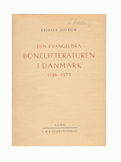Den evangeliska bönelitteraturen i Danmark…
