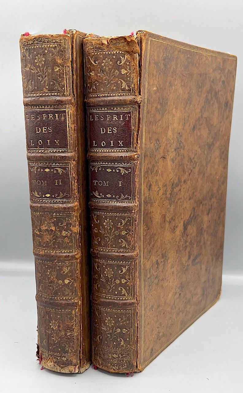 DE L'ESPRIT DES LOIS - 1748 by Montesquieu | 1748 | Barillot