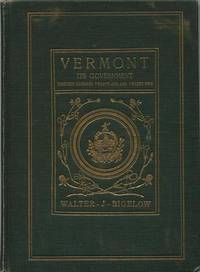 Vermont: Its Government: 1921-1922