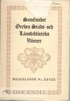 SAMFUNDET OREBRO STADS-OCH LANSBIBLIOTEKS VANNER