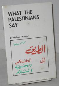 image of What the Palestinians Say