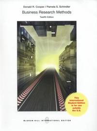 Business Research Methods 12/e