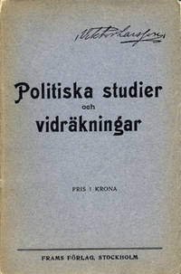 Politiska studier och vidräkningar.