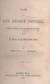 Life of Rev. George Donnell, First Pastor of the Church in Lebanon; With A Sketch of the Scotch-Irish Race