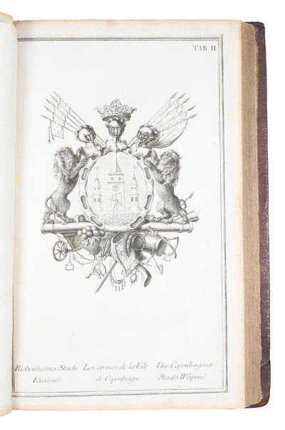 Den Danske Vitruvius [The Danish Vitruvius]. Indeholder Grundtegninger, Opstalter, og Giennemsnitter af de mærkværdigste Bygninger i Kongeriget Dannemark, samt de Kongelige Tydske Provintzer, Tilligemed en kort Beskrivelse over hver Bygning i sær. Dee... - [A MONUMENT OF BAROQUE ARCHITECTURE] (photo 11)