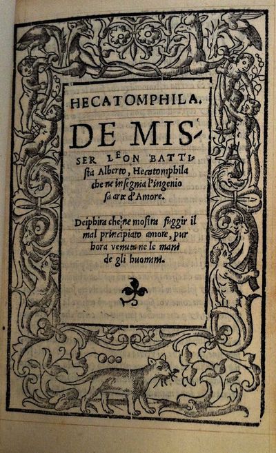 Hecatomphila che ne insegnia l'ingeniosa arte d'Amore - Deiphira che ne mostra fuggir il mal principiato amore, pur hora venuto ne le mani de gli huomini