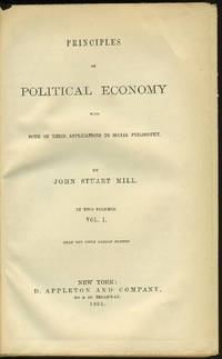 cover of Principles of Political Economy with Some of Their Applications to Social Philosophy