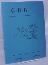 GBB: Gay Books Bulletin; vol. 1, #4, Fall 1980