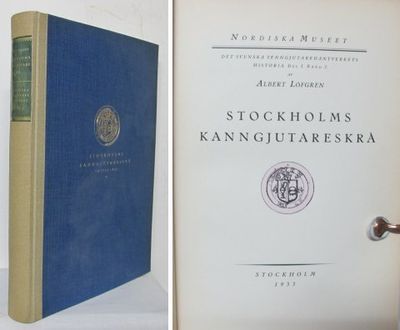 Stockholms kanngjutareskrå 2.  Det svenska…