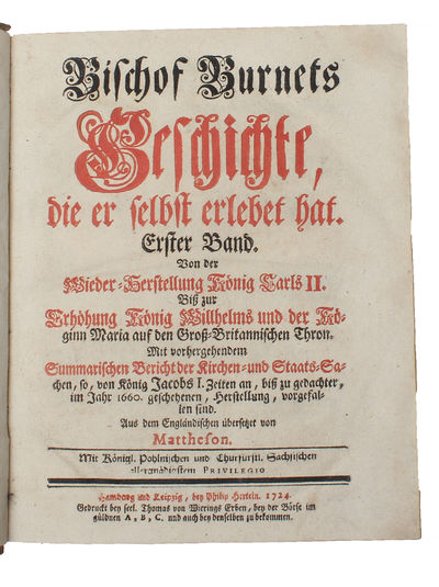 Geschichte, die er selbst erlebet hat. 2 vols. (photo 2)
