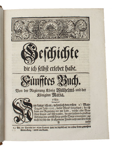 Geschichte, die er selbst erlebet hat. 2 vols. (photo 5)