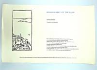 Hyalography of the Bath [Broadside]