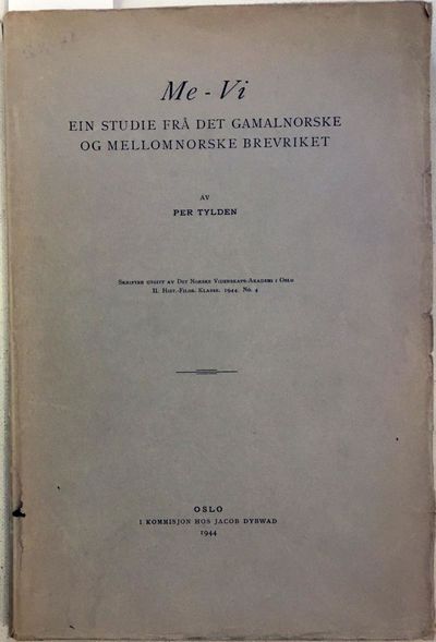 Me - vi. Ein studie frå det gamalnorske og…