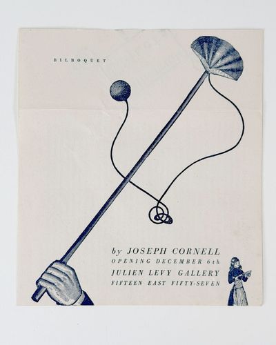 EXHIBITION OF OBJECTS by Joseph Cornell Opening December 6th