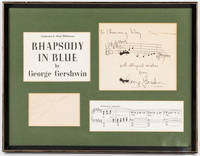 SIGNED QUOTATION FROM RHAPSODY IN BLUE