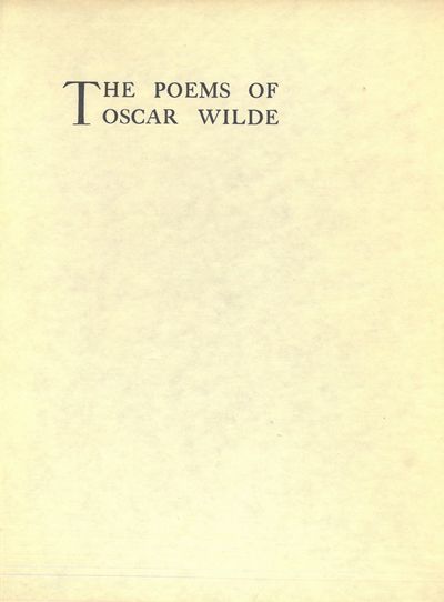 The poems of (...). Ravenna. Poems. The sphinx. The ballad of Reading Gaol. (photo 2)