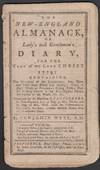 The New England Almanack, or Lady's and Gentleman's Diary, For The Year of our Lord Christ 1779