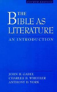 The Bible as Literature