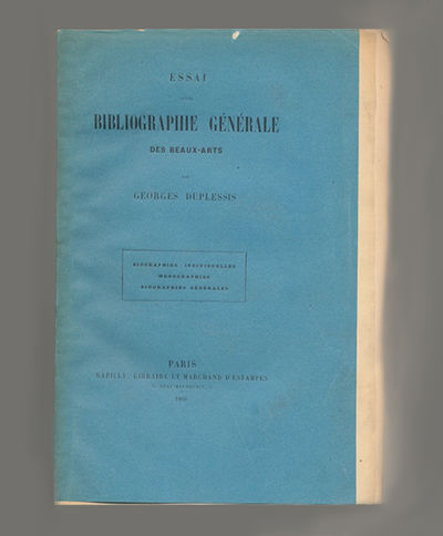 Essai d’une bibliographie générale des…
