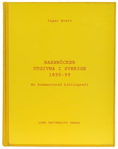 Barnböcker utgivna i Sverige 1890-99. En…