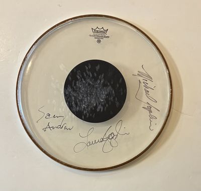 Autographed Snare Drumhead