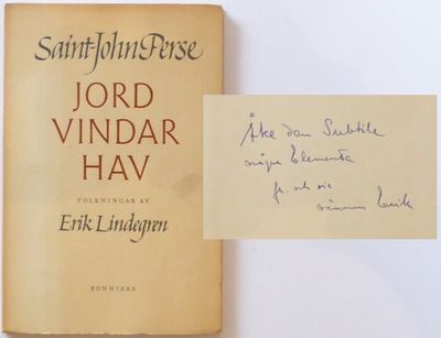 Jord, vindar, hav. Tolkningar av Erik Lindegren.