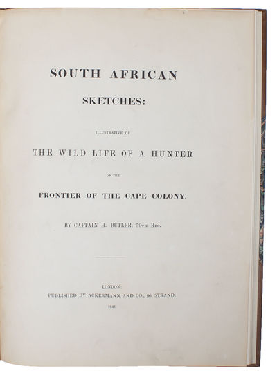South African Sketches: Illustrative of the Wild…