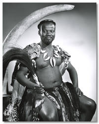 [Original Gelatin Silver Print Portrait Photograph of Mangosuthu Buthelezi]