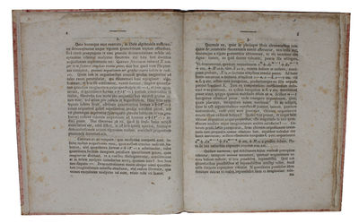 Demonstratio Nova Theorematis Omnem Functionem Algebraicam Rationalem Integram unius Variabilis in Factores Reales Primi vel Secundi Gradus resolvi posse (i.e. English: "A new proof of the theorem that every integral rational algebraic function of one... - [GAUSS'S DOCTORAL THESIS - HIS FIRST GREAT WORK] (photo 3)