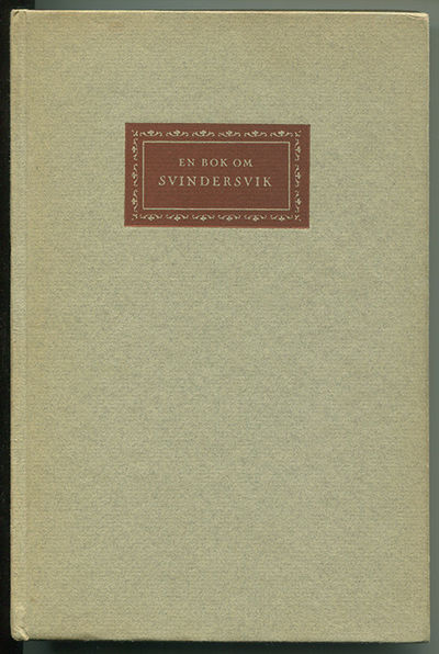 En bok om Svindersvik.