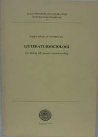 Litteratursociologi. Ett bidrag till ämnets…