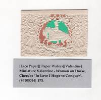 Miniature Valentine - Woman on Horse, Cherubs "In Love I Hope to Conquer