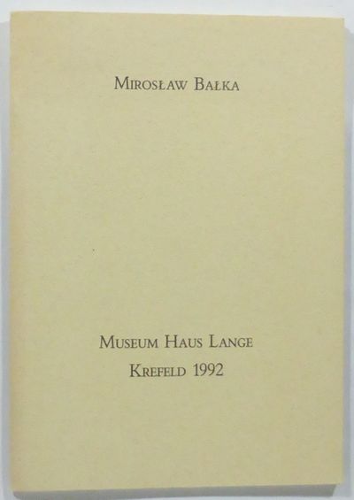 Miroslaw Balka: Bitte. Museum Hans Lange.…