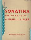 Sonatina (For Piano Solo)