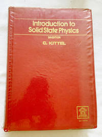 1976 HC Introduction to solid state physics
