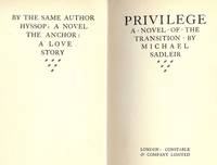 PRIVILEGE: A NOVEL OF THE TRANSITION