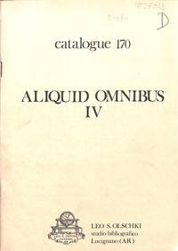 Catalogue 170/c. 1980 : Aliquid Omnibus IV.