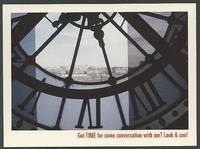 GRAND MARNIER POSTCARD, CLOCK FACE OF THE MUSEE D'ORSAY, PARIS