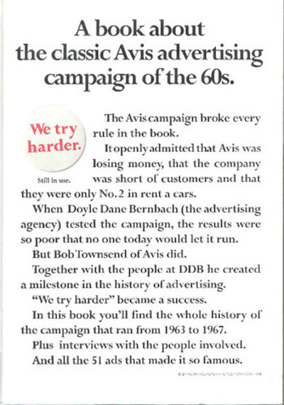 A Book About the Classic Avis Advertising…