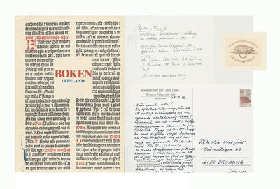 Boken i Finland. Utställning i Nationalmuseet i…