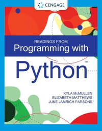 Readings from Programming with Python