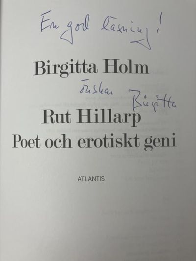 Rut Hillarp. Poet och erotiskt geni. (photo 2)